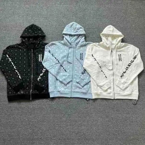 Chrome Hearts Hooded Sweatshirt Cross Logo Back — 5021 Black