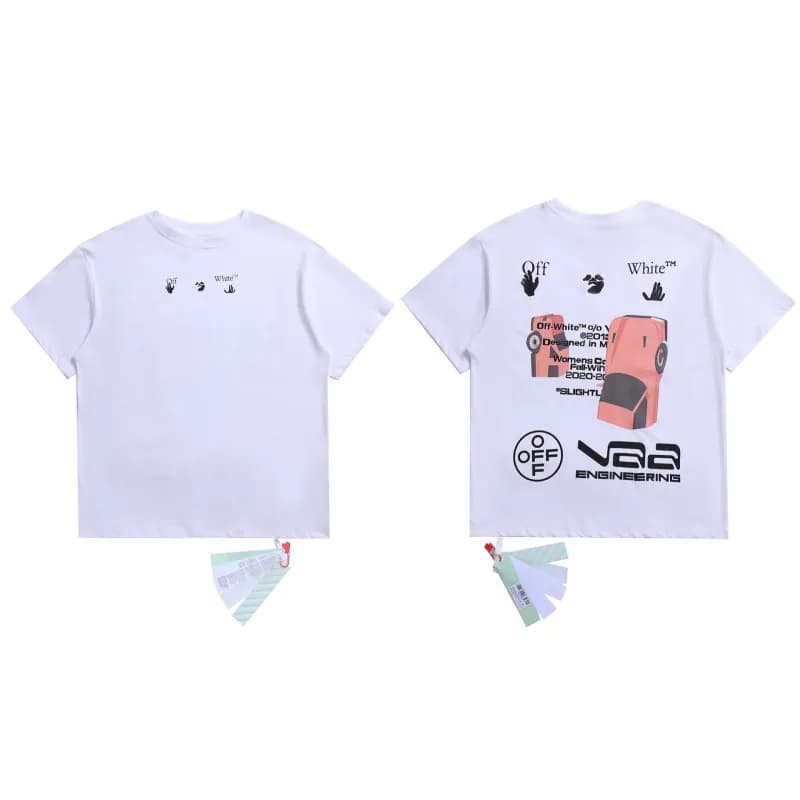 Off-White Arrow Logo T-Shirt Ice Blue Arrow — 2110 white