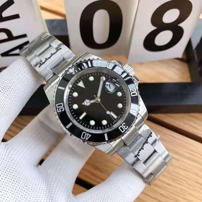 Rolex Submariner No-Date — 四针可乐圈三株银色 黑蓝圈白面