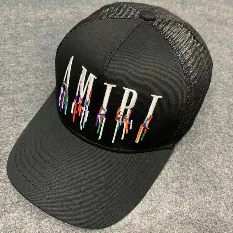 Amiri Baseball Cap White Logo — A16