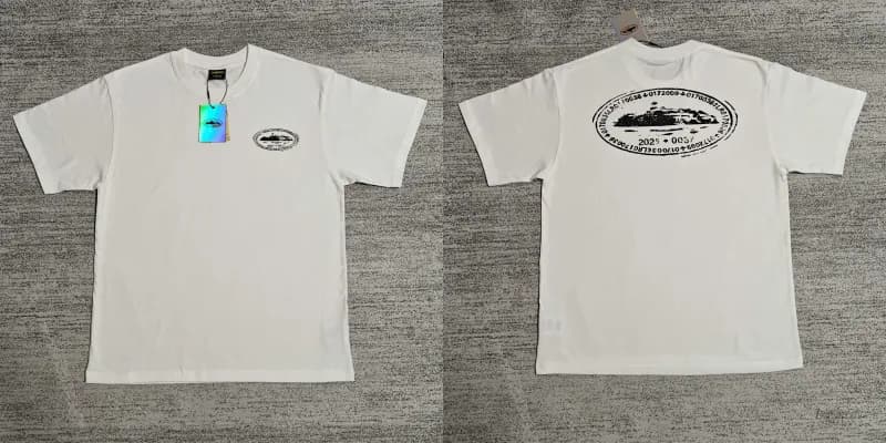 Corteiz Logo Tee Script Logo — 样式B（白色）