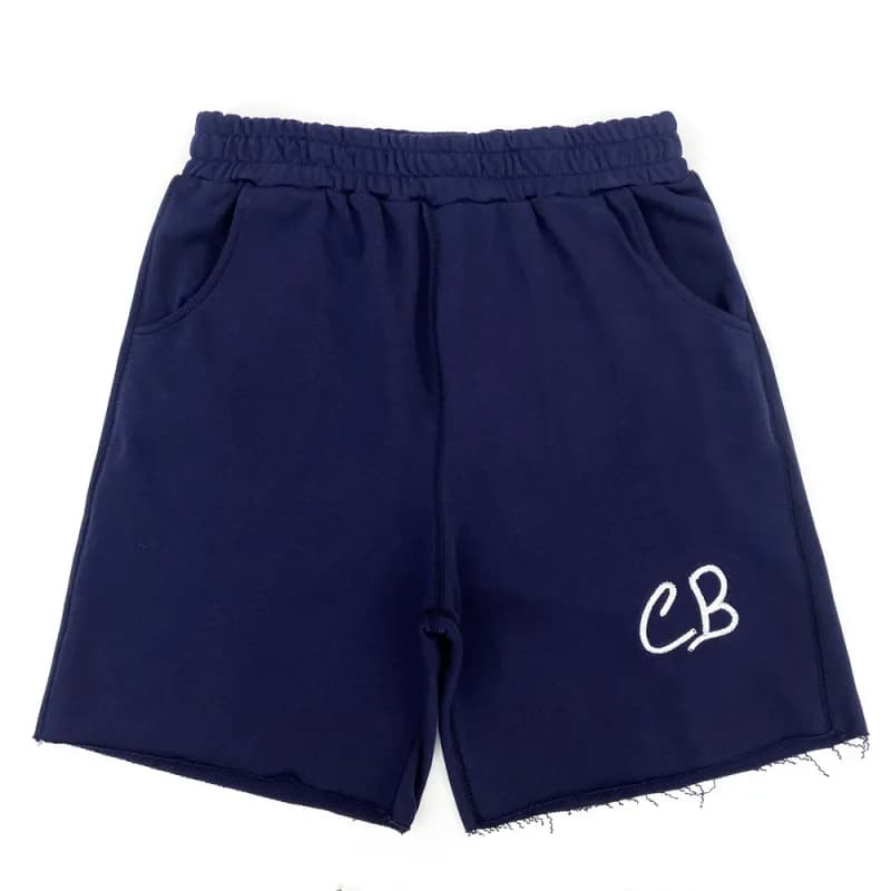 Logo Tee Cole Buxton Script — CB631宝蓝色短裤