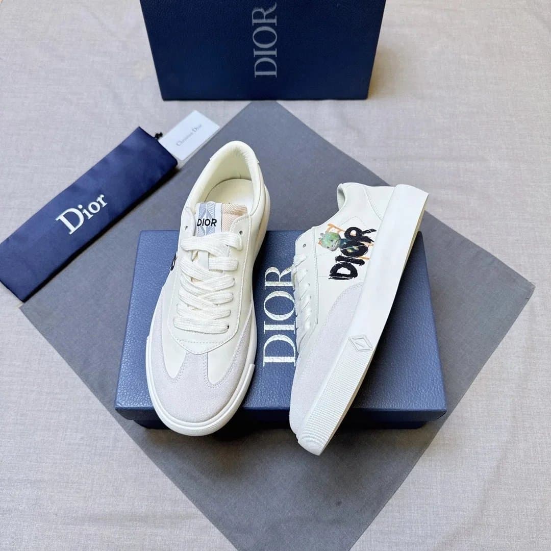 Dior B23 Low Top Graffiti Print