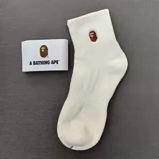 BAPE Crew Sock Ape Head Logo