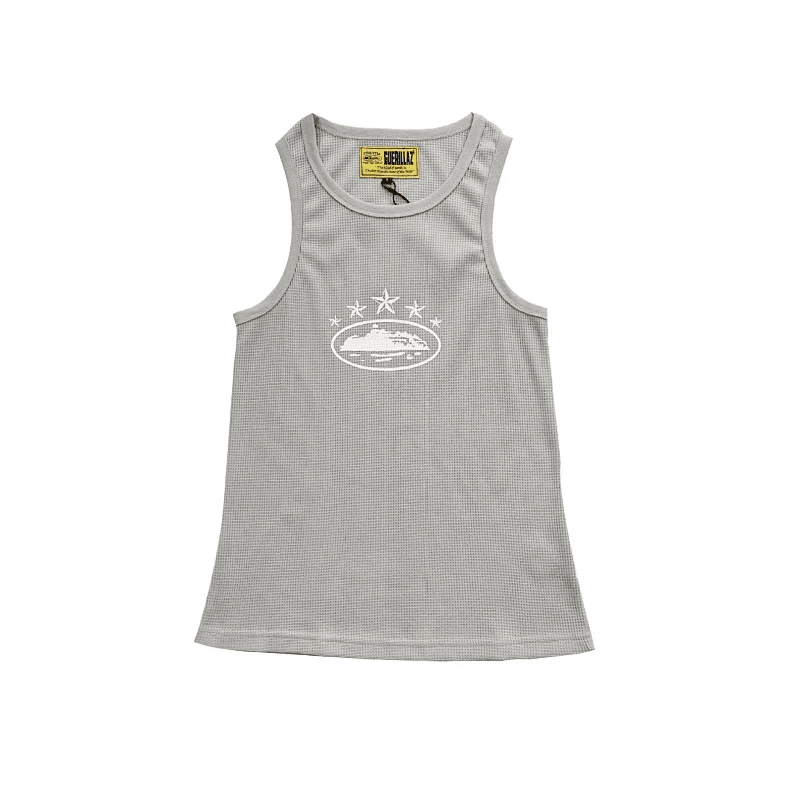 Chrome Hearts Waffle Tank Top Star Logo