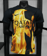 Nike Soccer Jersey Qatar Airways Flame Print