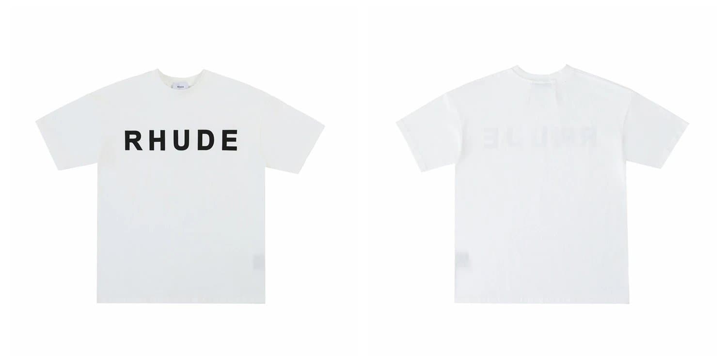 Graphic Tee Banque de Rhude — RH240白