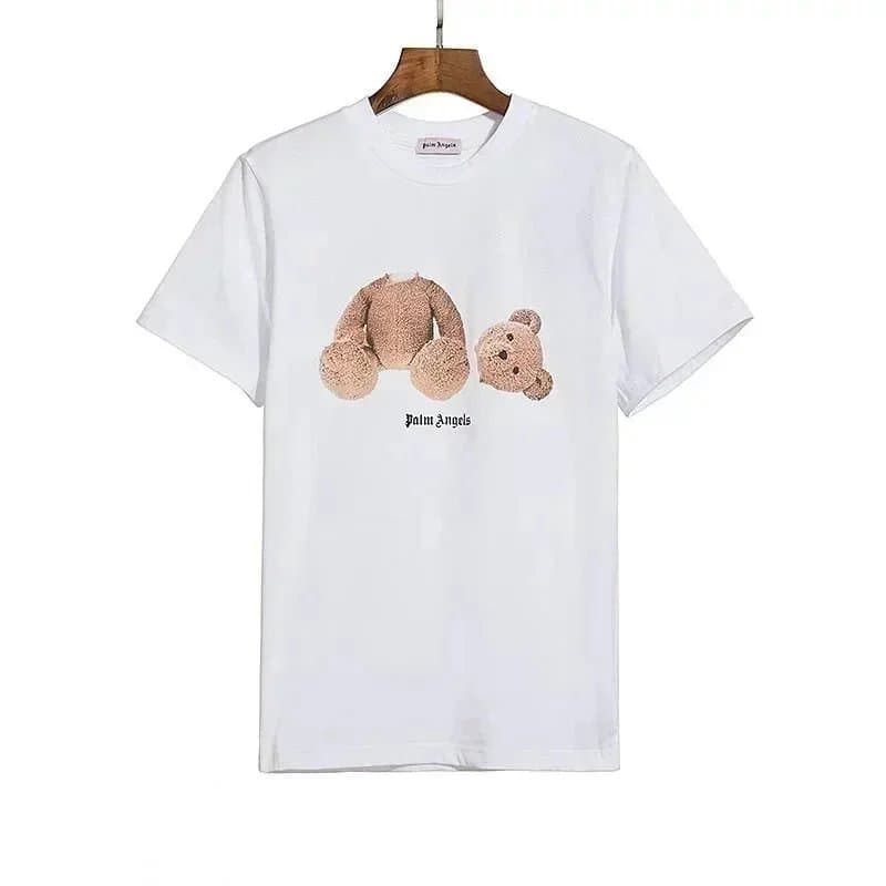 Palm Angels Teddy Bear Graphic Tee Brown Bear Print — 6