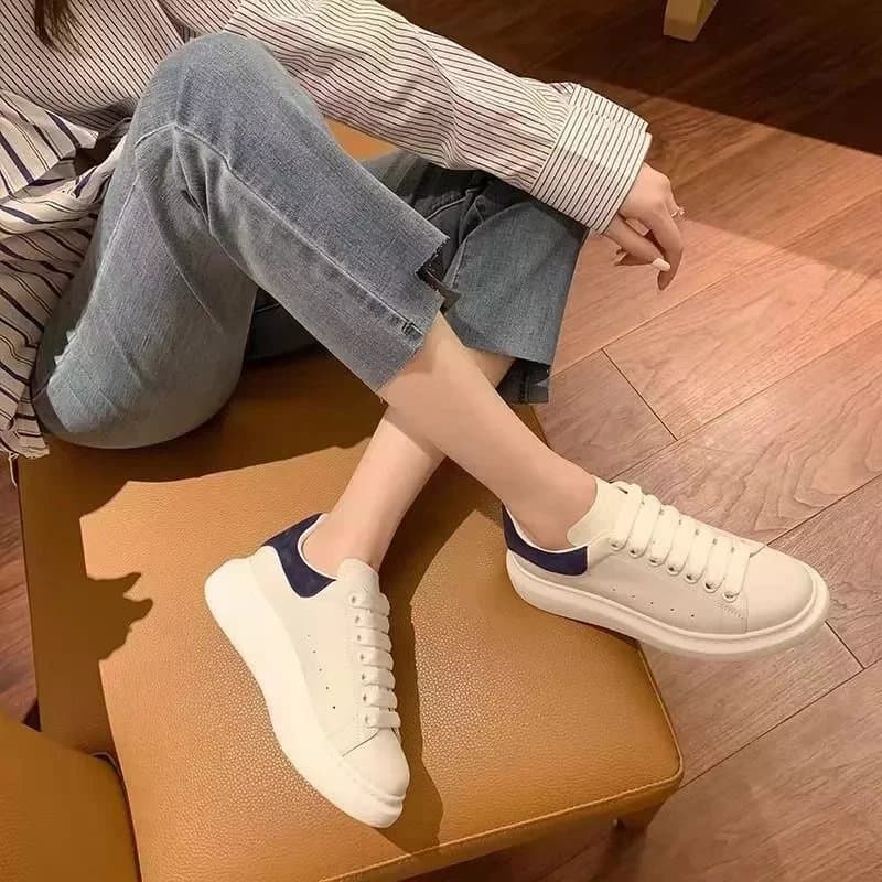 Alexander McQueen Triple S White Navy
