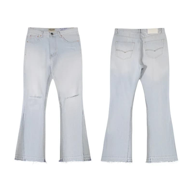 Gallery Dept. Flared Jeans Distressed Paint-Splatter — 656
