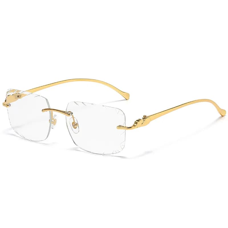Cartier Juste Un Clou Rimless Glasses Gold Frame