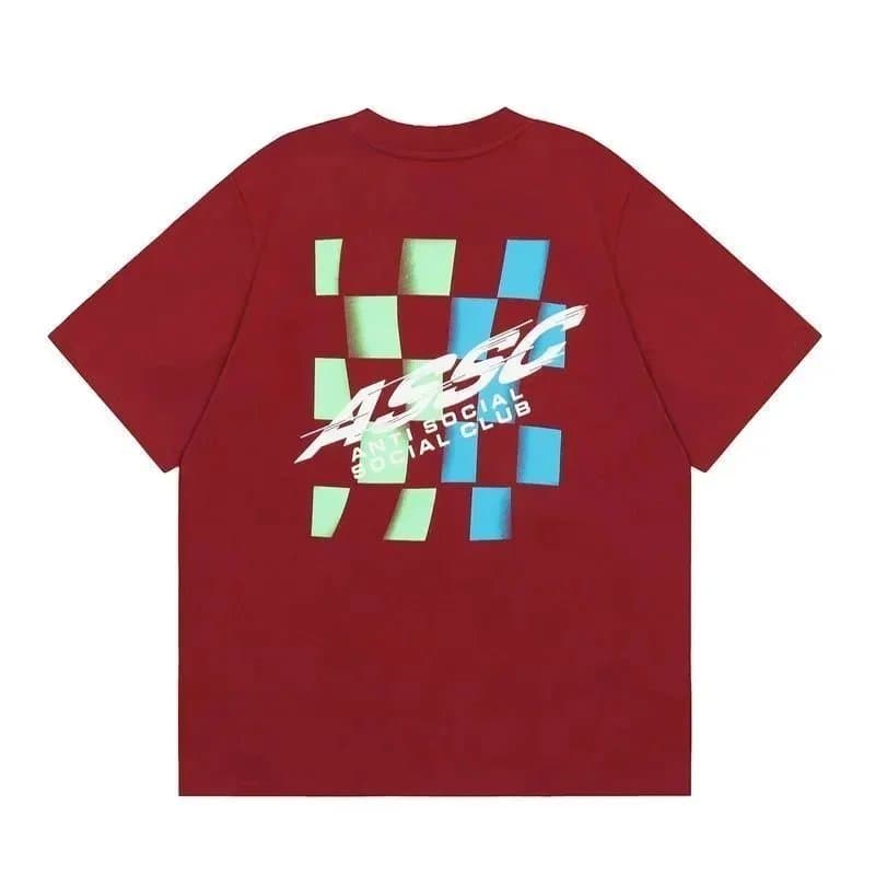 Anti Social Social Club Graphic Tee Checkerboard Logo