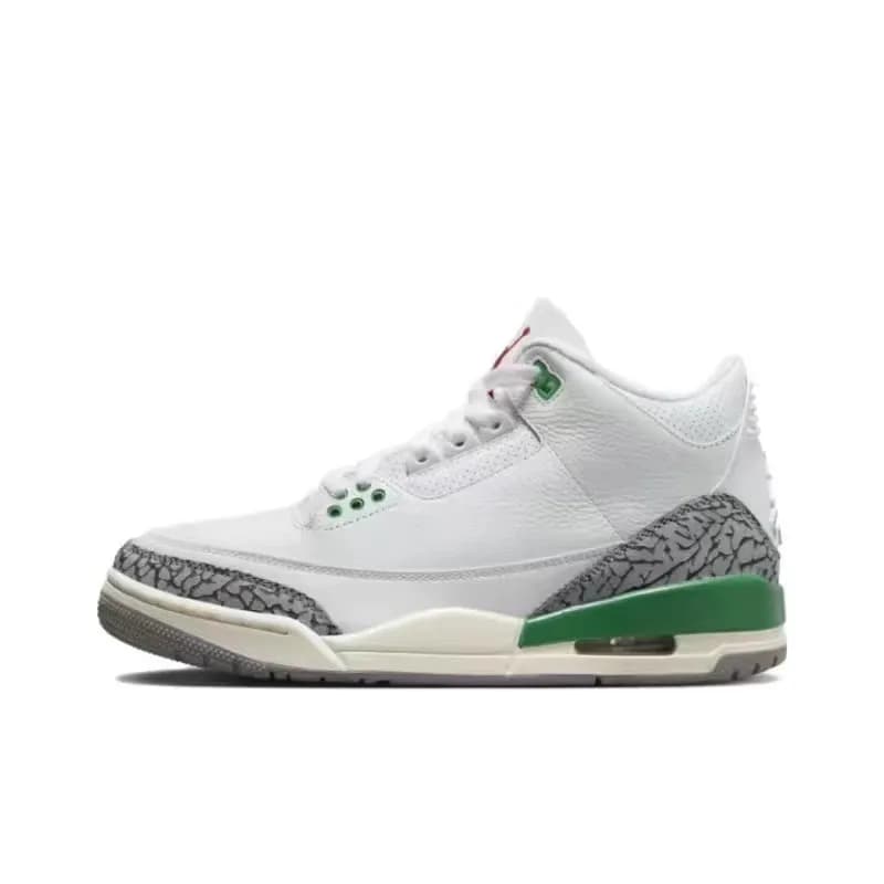 Air Jordan 3 White Purple — aj3-白绿