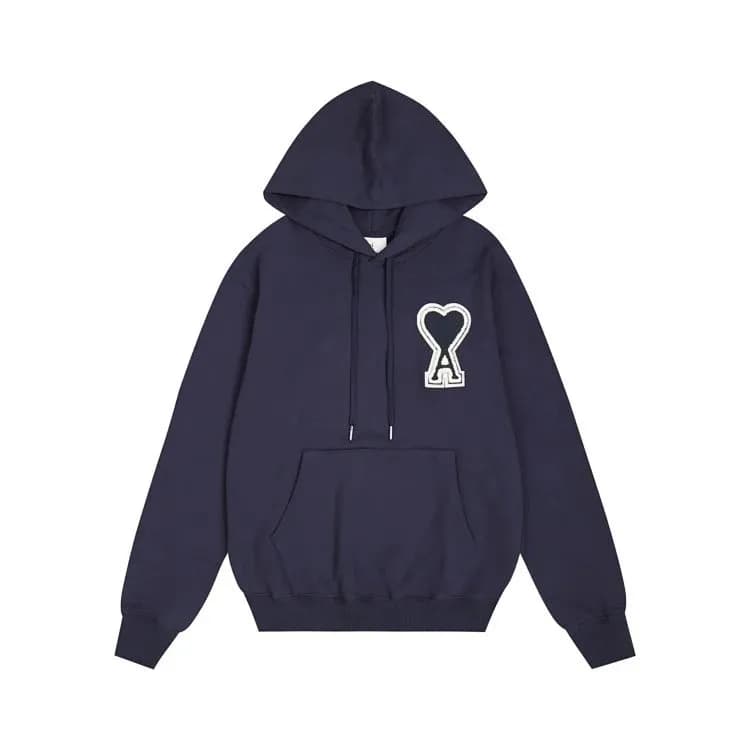AMI Paris Hoodie Heart Logo