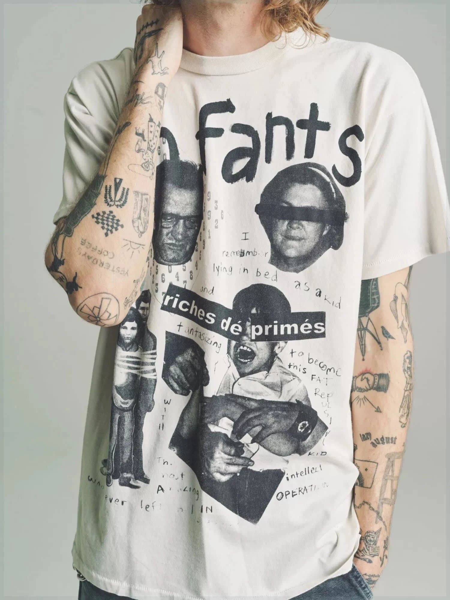 Fear of God Essentials Graphic Tee Psychic Print — Off-White [Portrait]