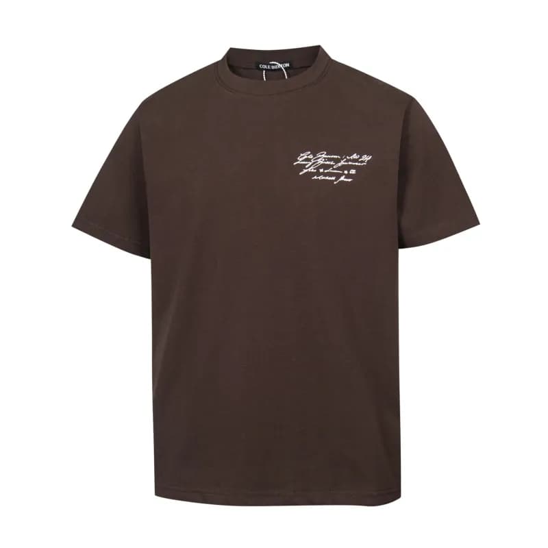 Cole Buxton Hooded Sweater CB Logo — C22 coffee color