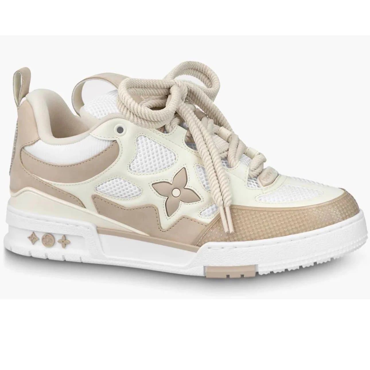 Louis Vuitton LV Trainer Monogram Flower — LV溜冰鞋米白