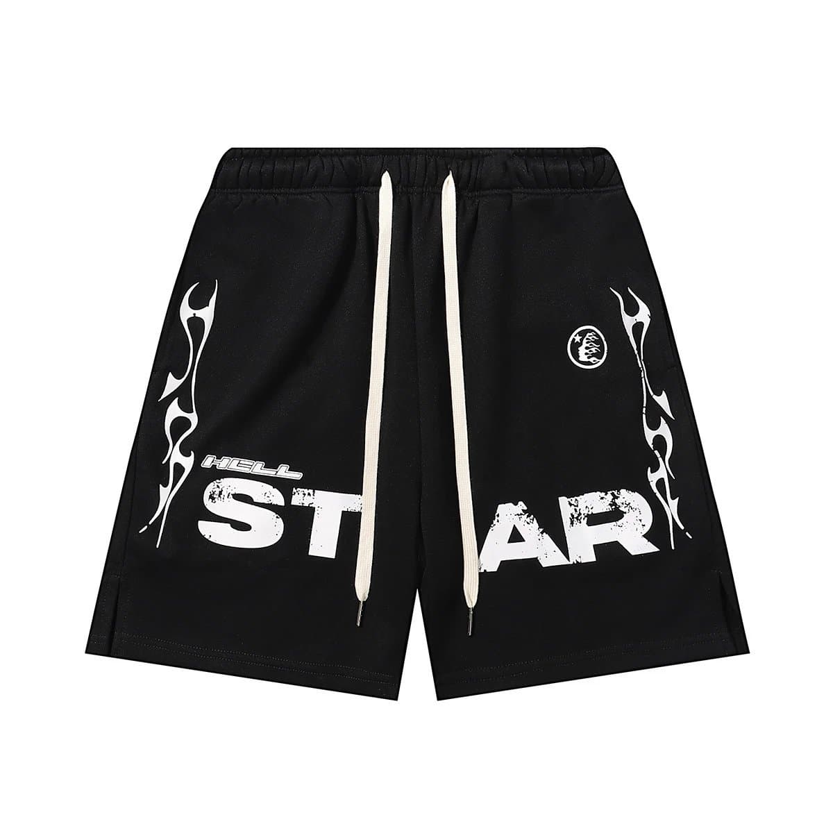 Hellstar Logo Shorts Distressed Logo — DK2HY0GX