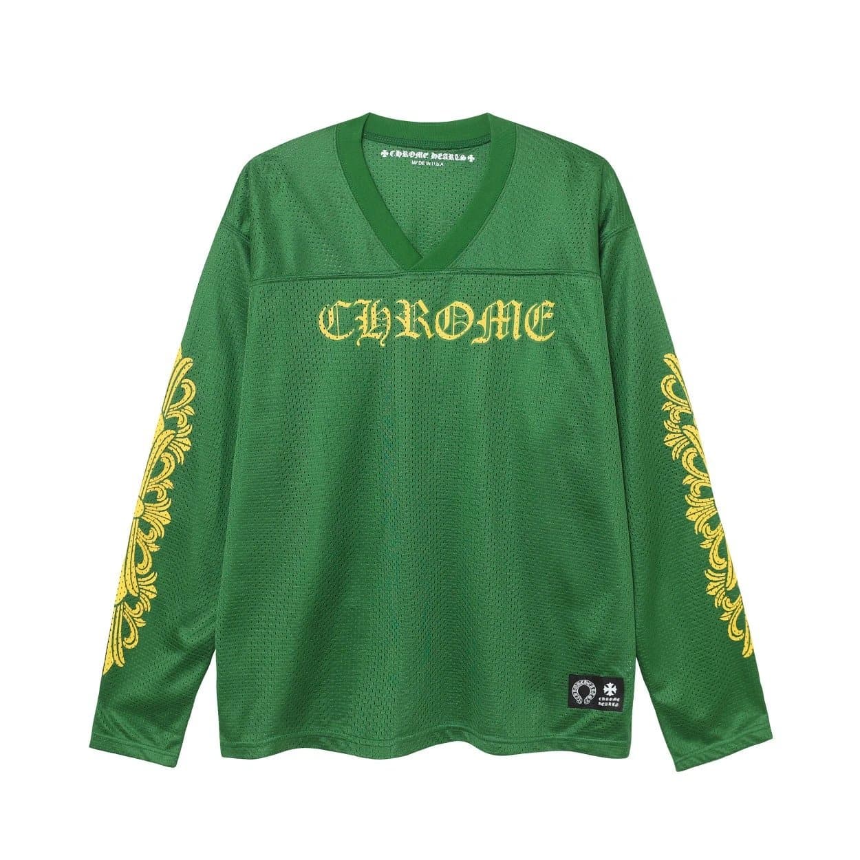 Chrome Hearts Mesh Jersey FORM Print — 绿色【长袖】