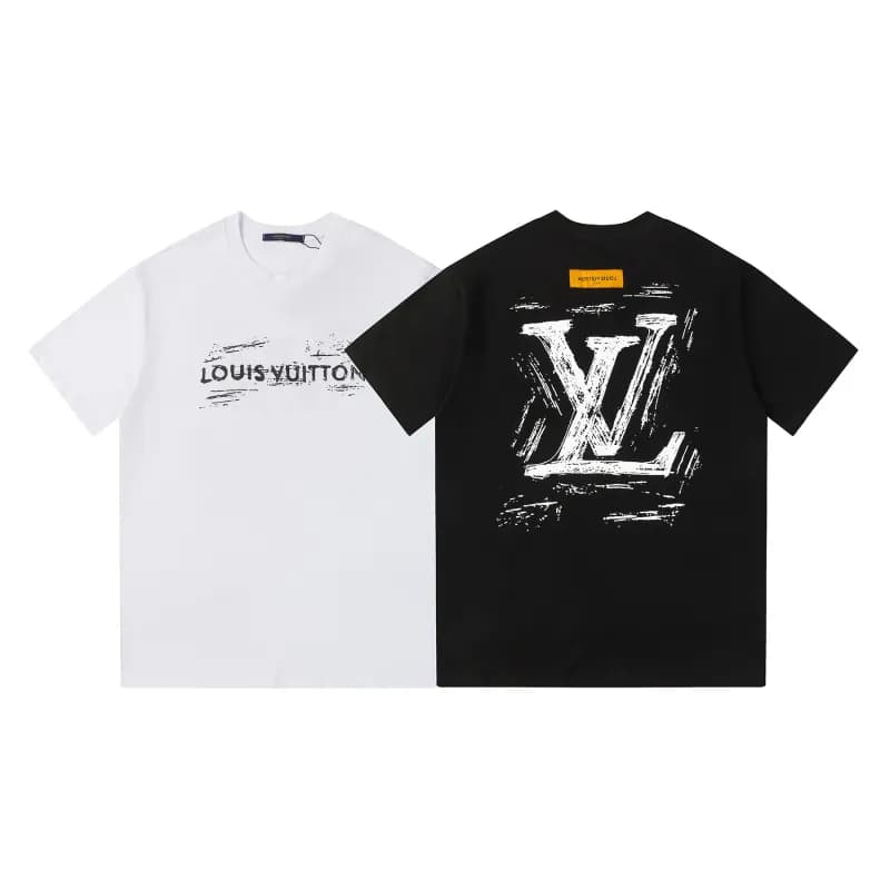 Louis Vuitton LV Graffiti T-Shirt Graffiti Print