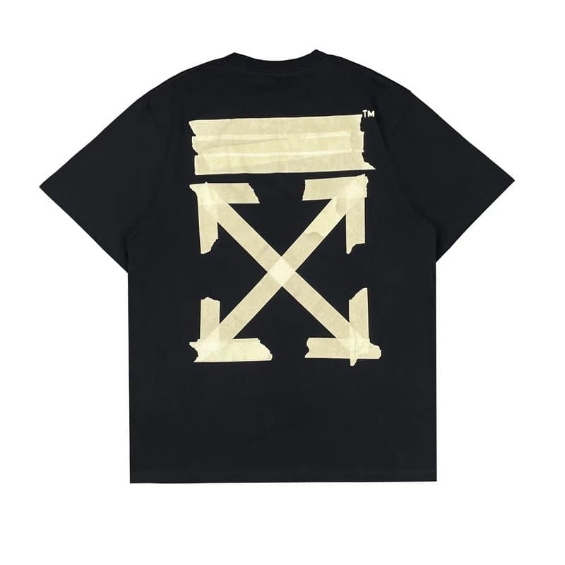 Off-White Arrow Graphic Tee Brushstroke Arrow — 21