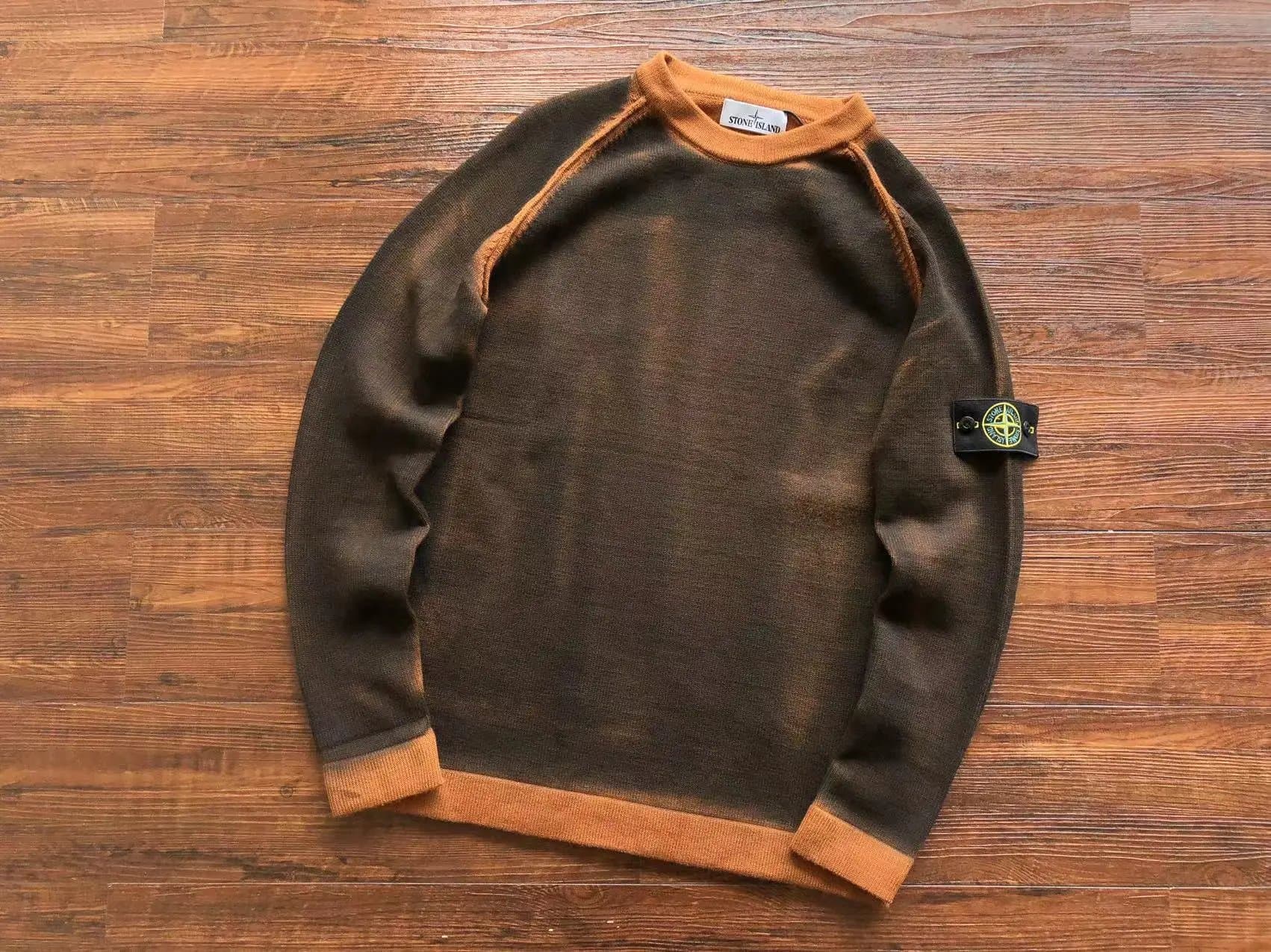 Stone Island Zip-Up Knit Sweater Classic — 20