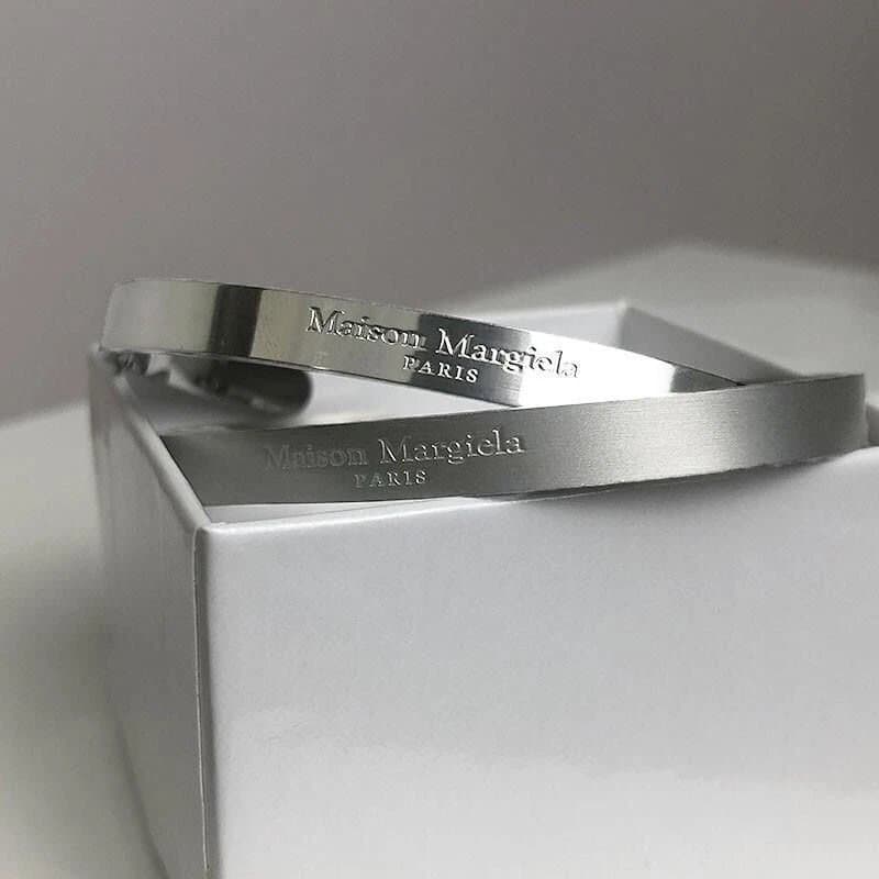 Maison Margiela Cuff Bracelet Engraved Logo