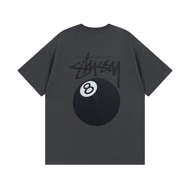 Stüssy Logo Tee Dripping Logo — 850深灰