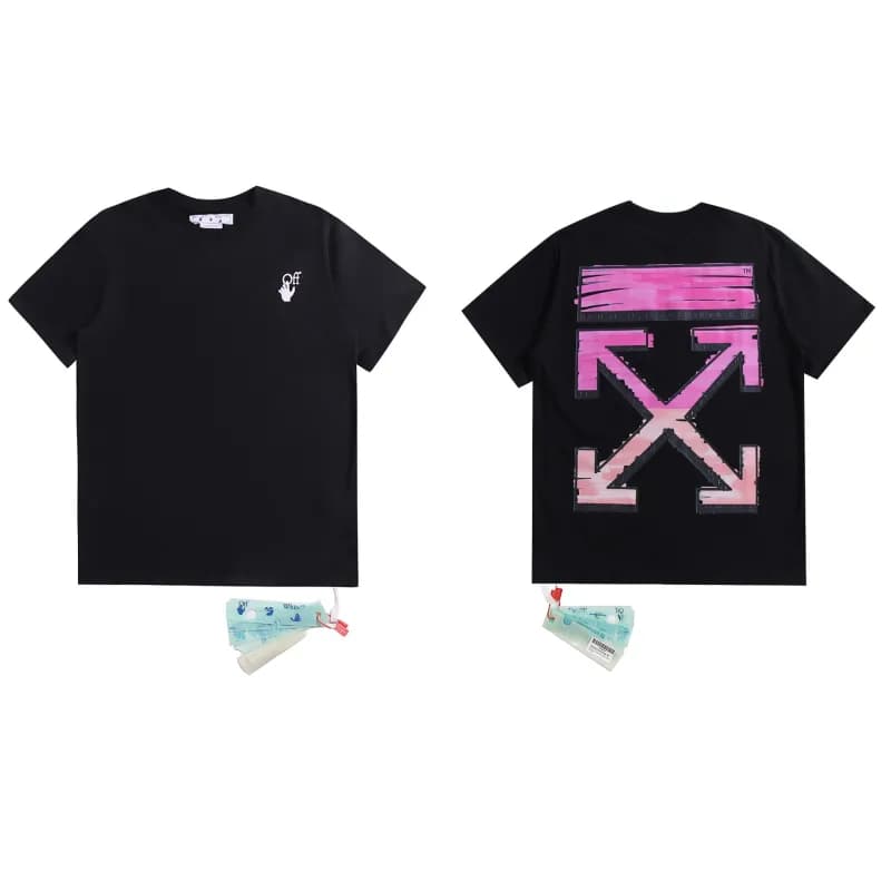 Off-White Arrow Logo T-Shirt Ice Blue Arrow — 2065 black
