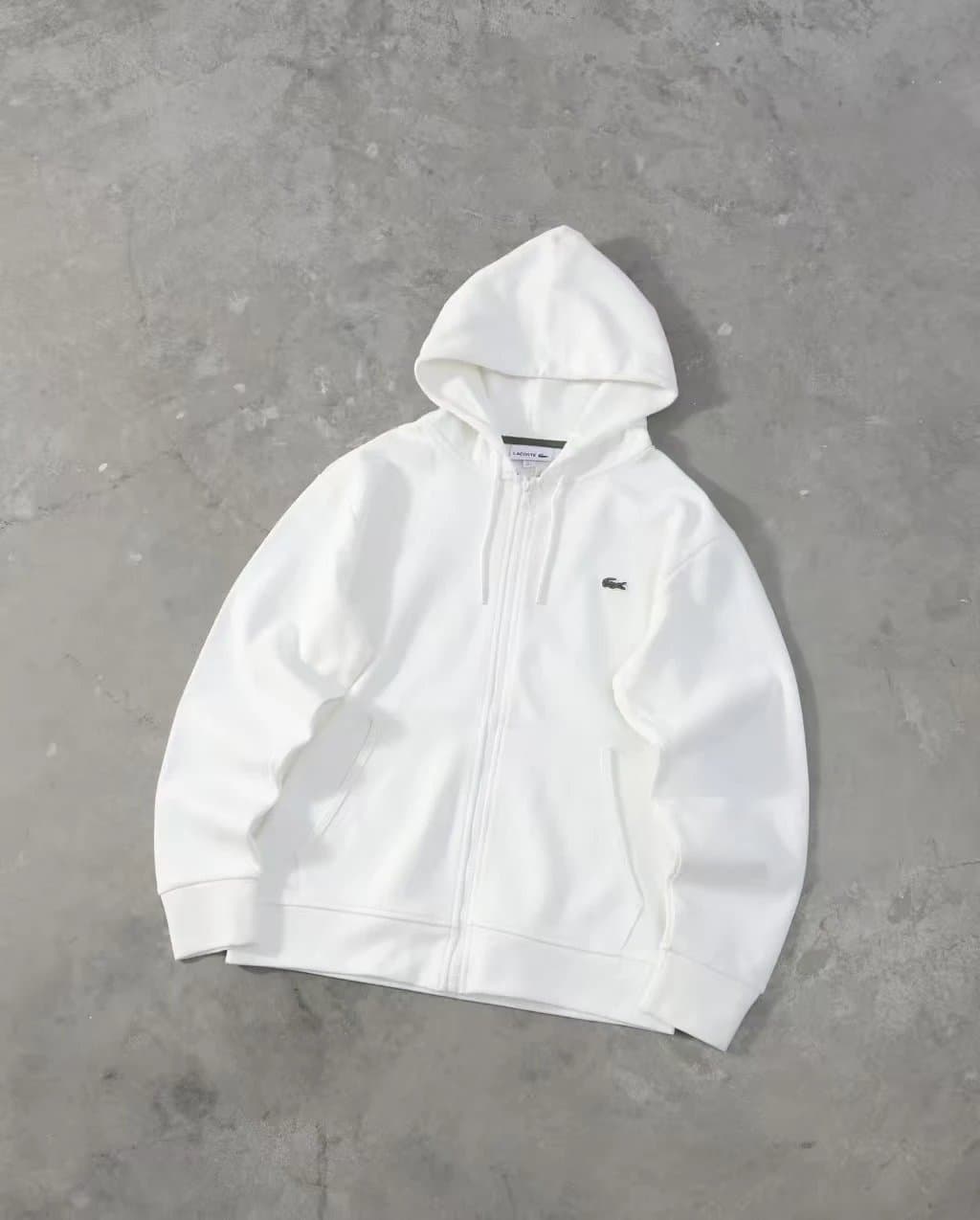 Lacoste Long Sleeve Tee Multi-Label Patch — 5