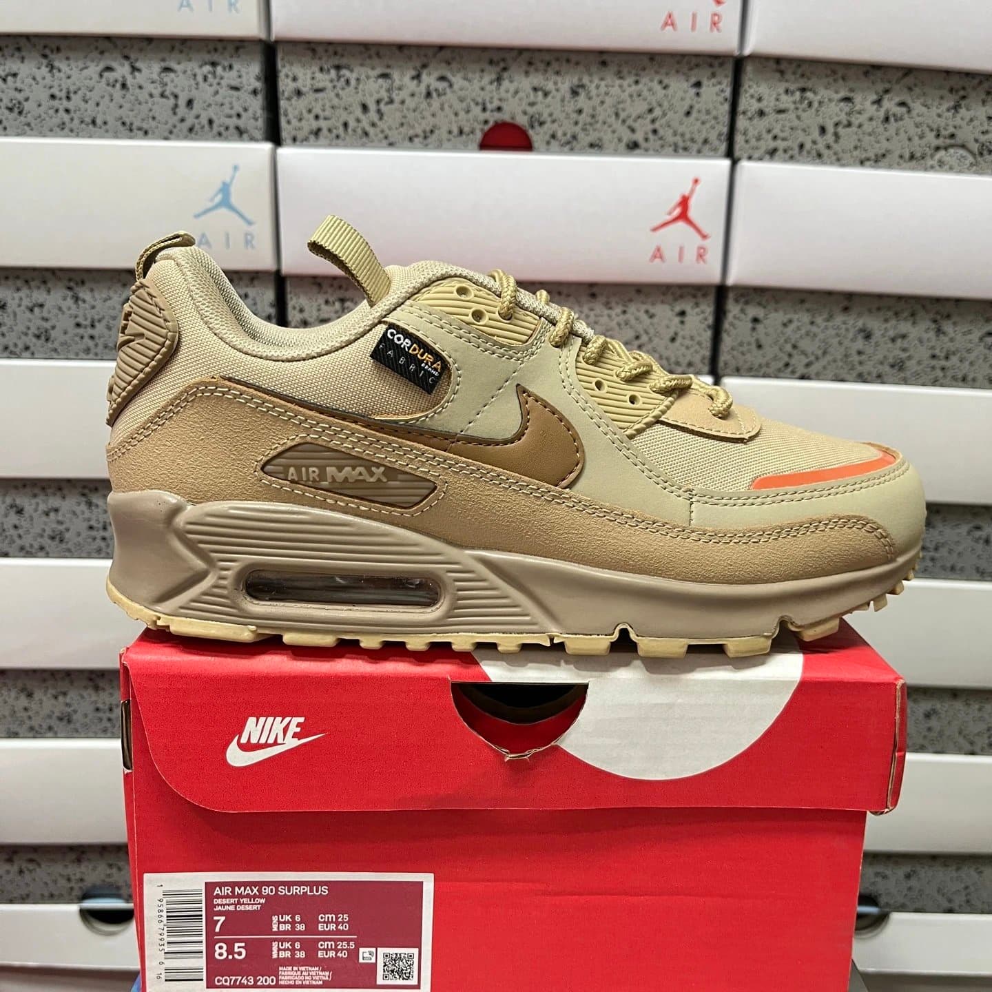 Nike Air Max 90 Black/Orange — CQ7743  200