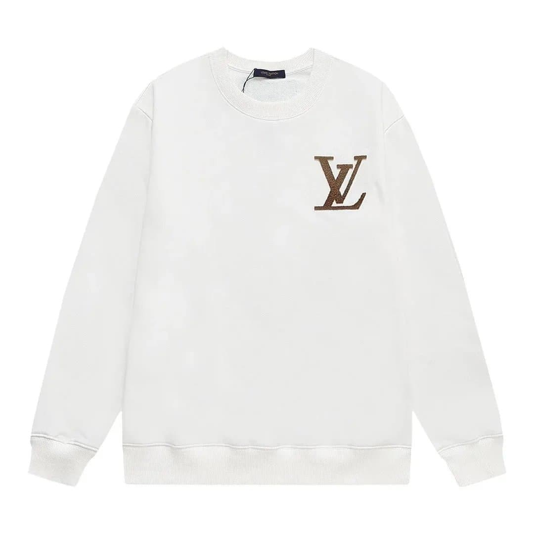 Louis Vuitton Crewneck Sweatshirt LV Logo Patch