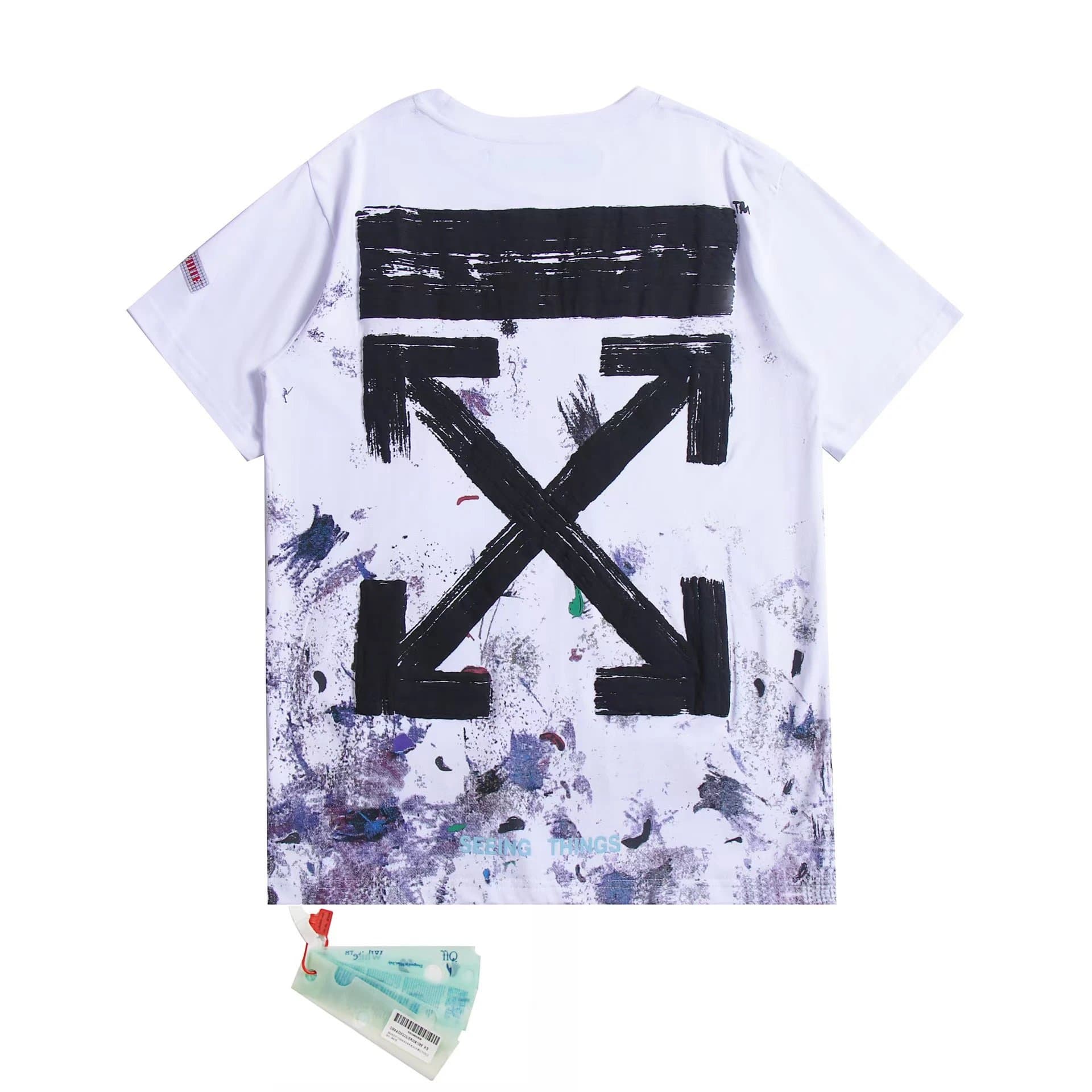 Off-White Painted Arrow T-Shirt Seeing Things