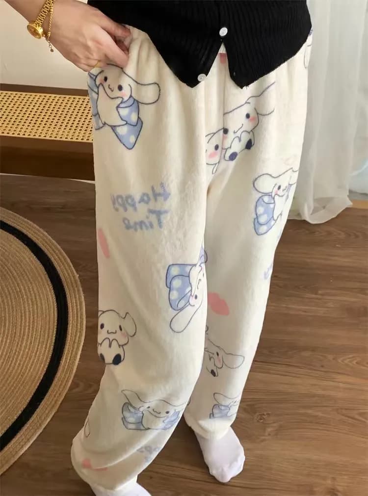 Pokémon Fleece Lounge Pants Cinnamoroll Print