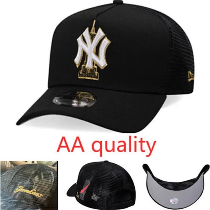 New Era × MLB Trucker Cap NY Yankees Gold Logo