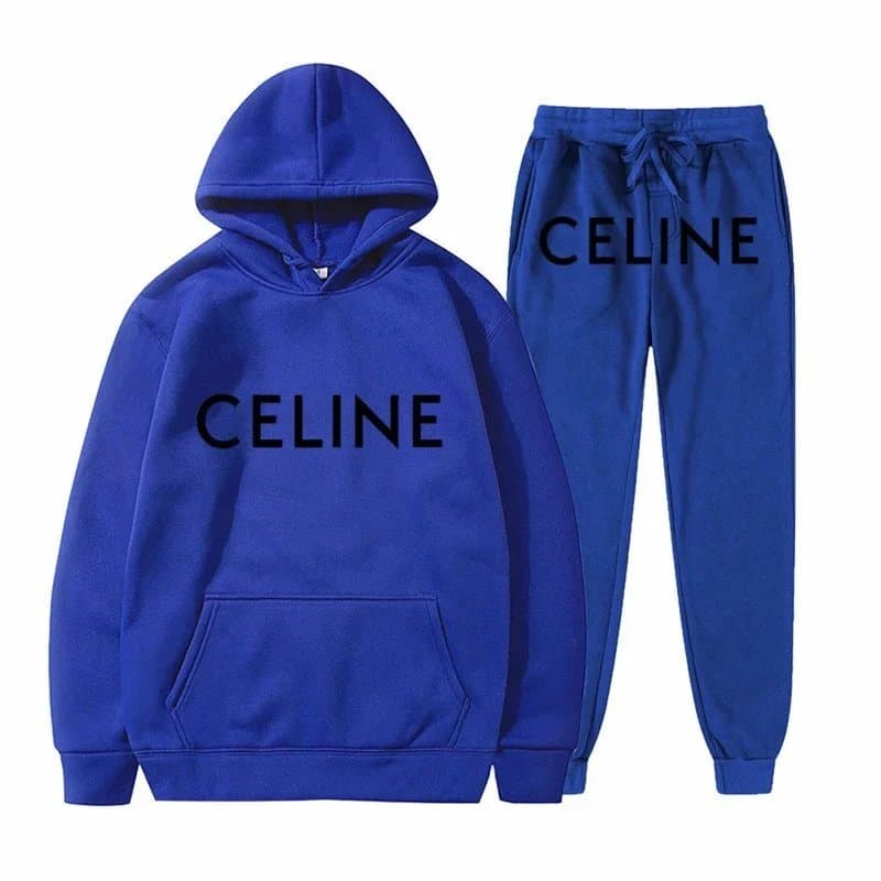 Celine Logo Joggers White Logo — 30