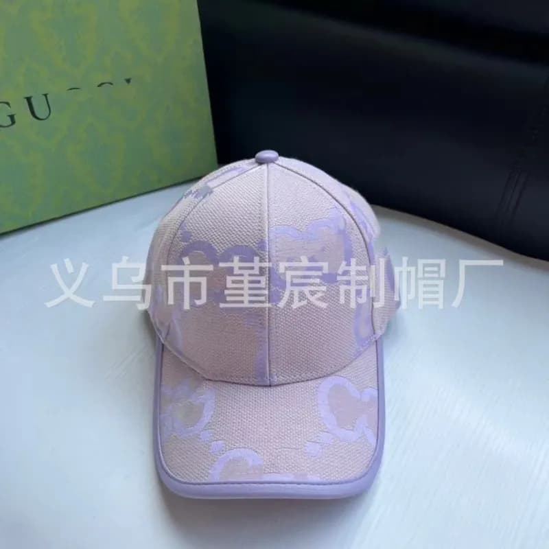 Gucci Baseball Cap GG Monogram — 大G紫色