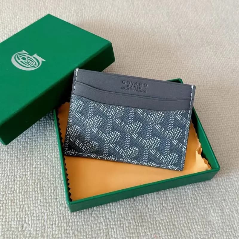 Goyard Card Holder Goyardine Canvas