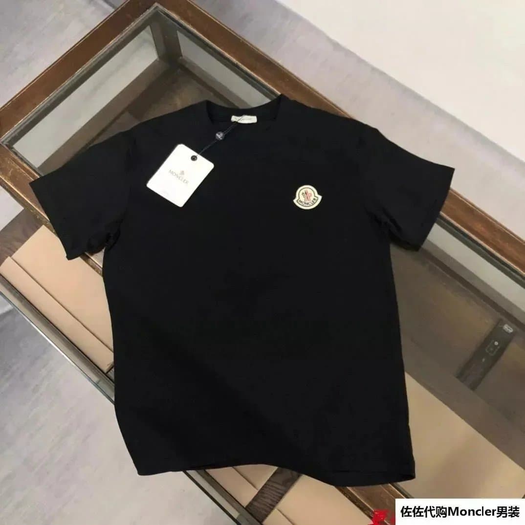 Moncler Logo T-Shirt White Logo — Short Sleeve Style 6