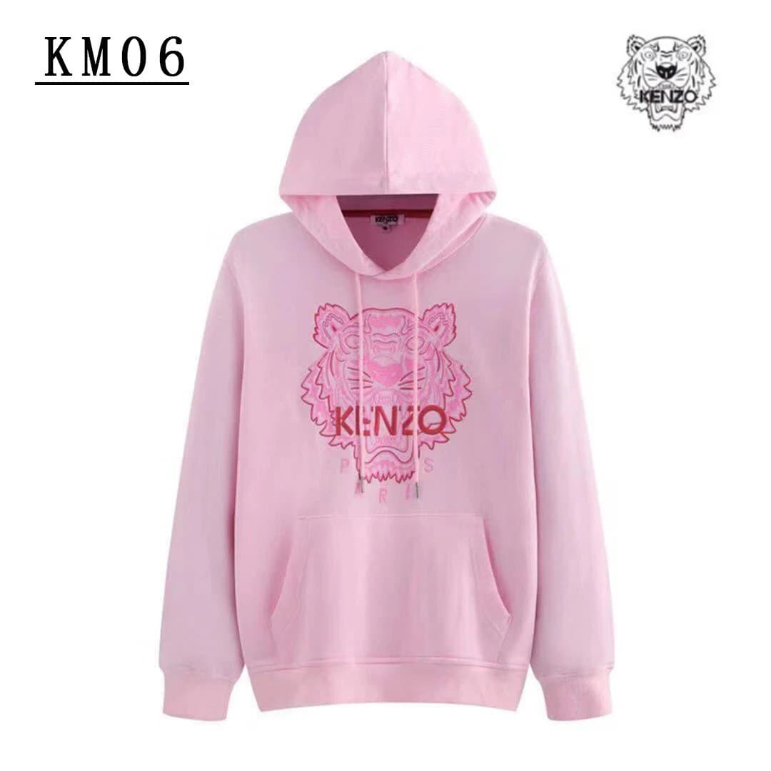 Kenzo Tiger Hoodie Pink Tiger Logo