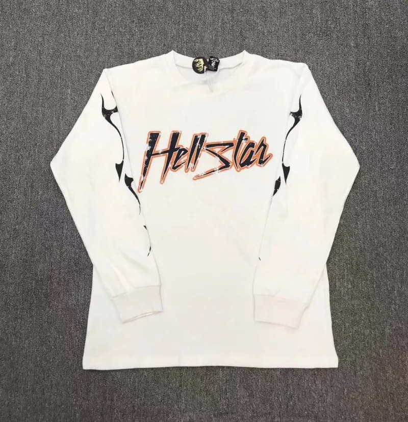 Joggers Hellstar Logo Print — 19 long sleeve T-shirt