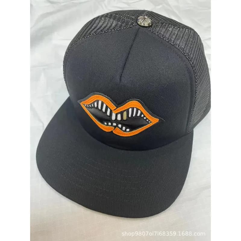 Chrome Hearts Trucker Cap Cross Logo Embroidery — 5