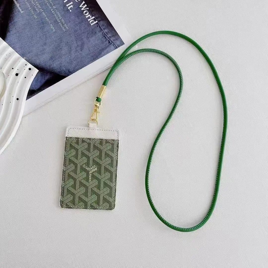 Goyard Cardholder Lanyard Goyardine Canvas