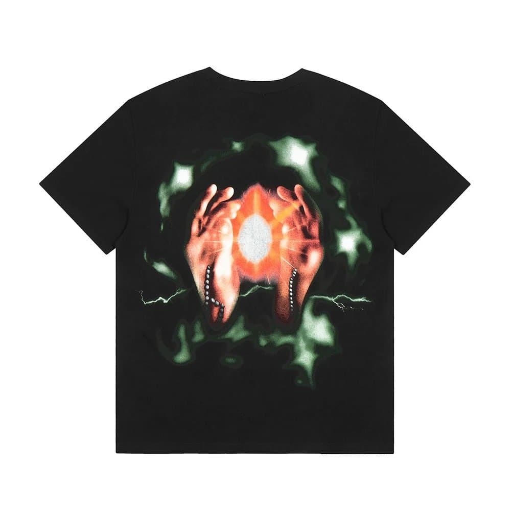 Travis Scott Graphic Tee Raging Wolf — 3184 黑色