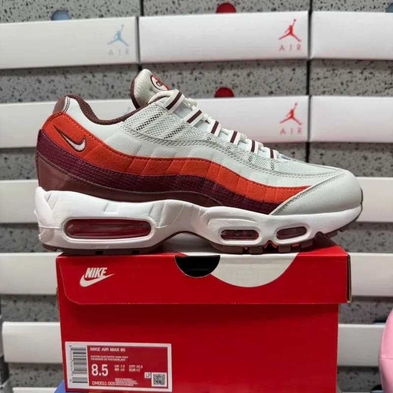 Nike Air Max 95 Burgundy Orange