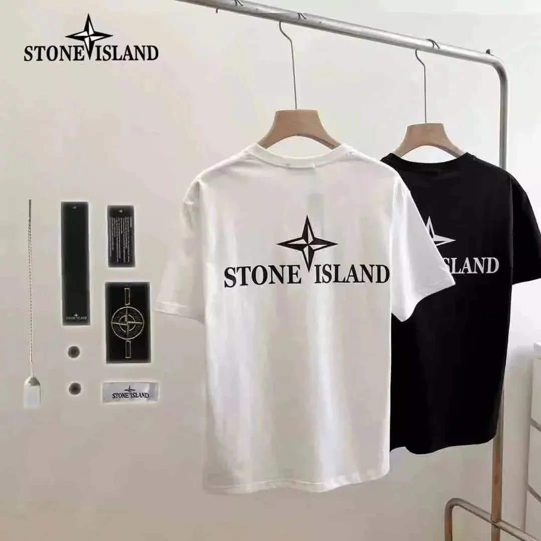 Stone Island T-Shirt Compass Logo Patch — 白色（一件）