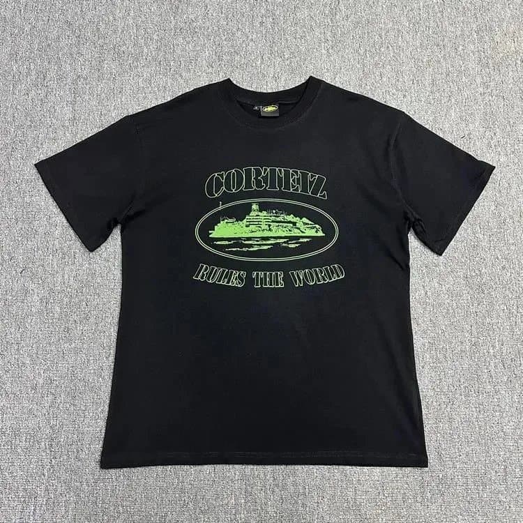 Corteiz Athletic Div. Tee Rule The World — 18