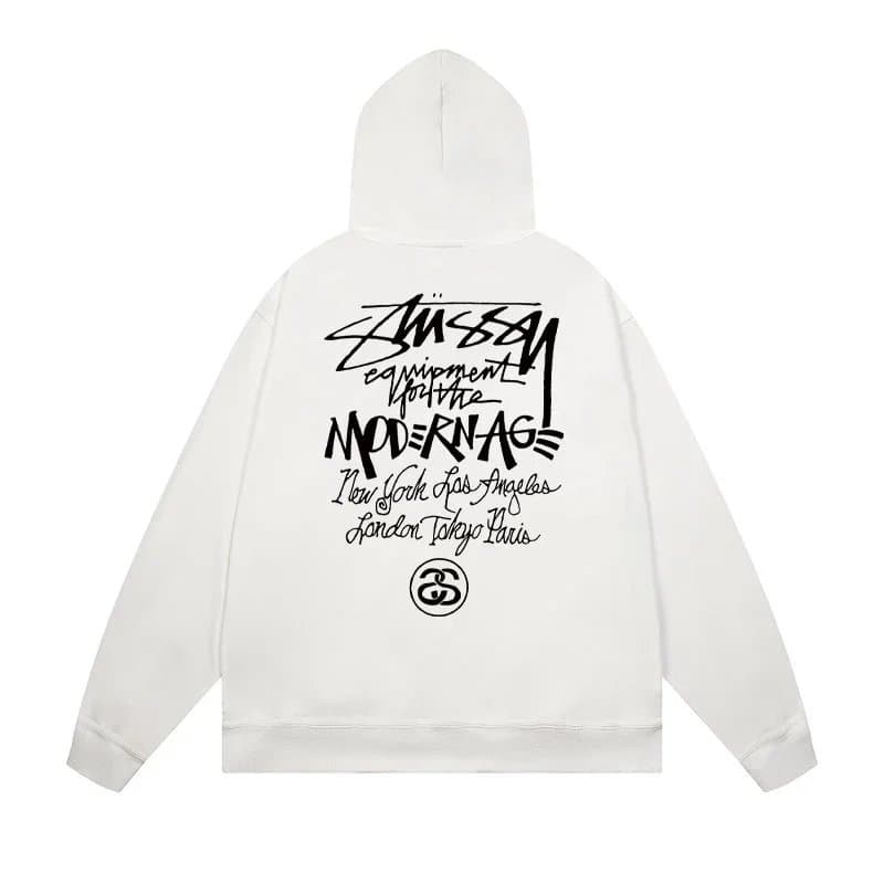 Stüssy Hooded Sweatshirt Modern Age Graphic
