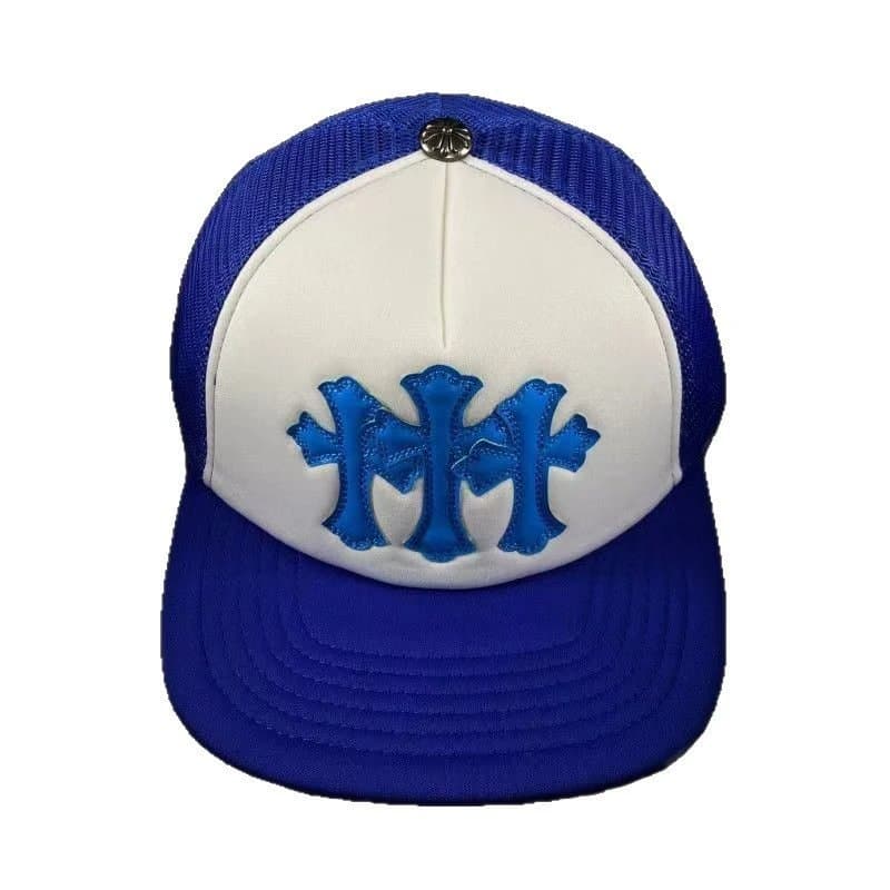 Chrome Hearts Trucker Cap Lips Patch — 成人均码 · 三蓝皮蓝色