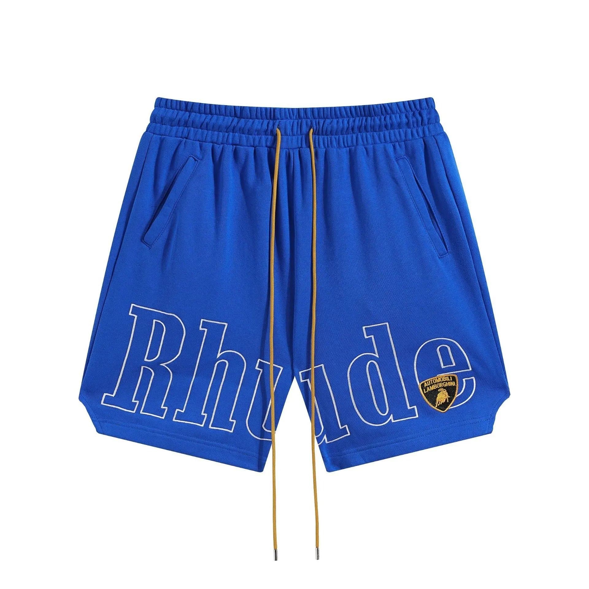 Rhude Logo Shorts Lamborghini Collab